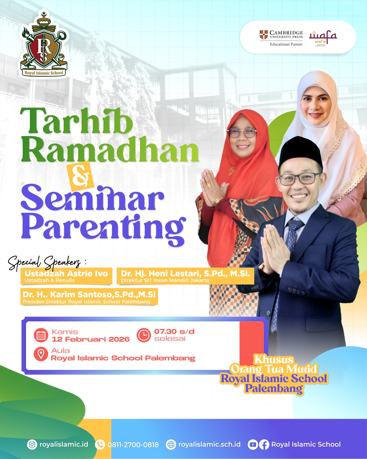 Tarhib Ramadhan & Seminar Parenting