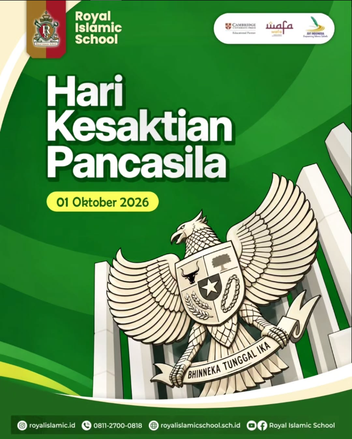 SELAMAT HARI KESAKTIAN PANCASILA  01 Oktober 2026